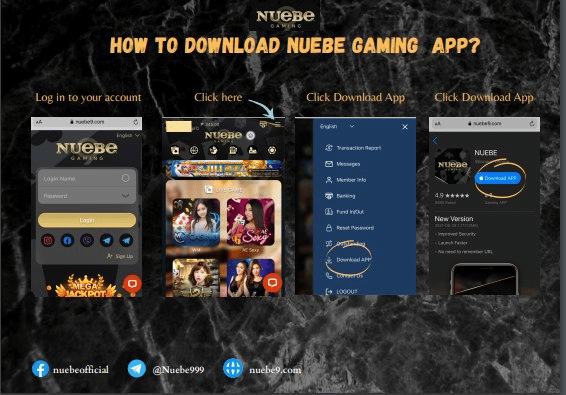HOW TO DOWNLOAD NUEBE APP